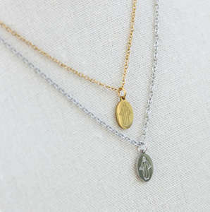 Collier Christus en acier inoxydable plaqué or 18 carats, <span class=keywords><strong>Jésus</strong></span>-Christ, bijoux <span class=keywords><strong>de</strong></span> foi religieuse, cadeau chrétien, baptême, bénédiction, CTR LDS - Product Image 2