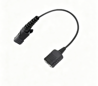 Kabel Adaptor Bahan ABS untuk Motorola MTP3250 DEP570 DEP550/500 DP2400 Radio Dua Arah ke Headset Tipe K Buatan China