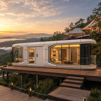 Maison Capsule Spatiale Imperméable et Coupe-Vent à Installation Rapide, Cabine de Glamping pour Camping en Plein Air, Vente en Gros Directe Usine OEM