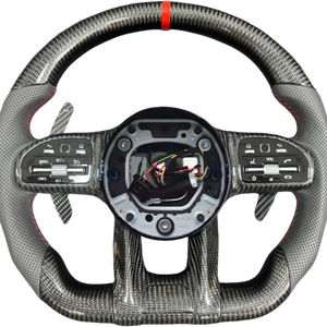Volant de voiture en fibre de carbone pour <span class=keywords><strong>Mercedes</strong></span> benz AMG Gle Gls W219W204 W205 W211 W212 W213 W214 W215 Volant de voiture - Product Image 6