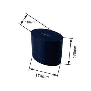 Caja de Perfume Personalizada Hecha a Mano de Madera MDF, Marca DS, Grabado Láser, Acabado Azul Brillante, Forma Rectangular, Regalo Personalizable - Product Image 4