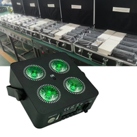 10 pièces 4x18w 5000mah alimenté par batterie LED Par peut lumière de scène IR à distance sans fil WiFi Mini Dj Uplight pour la fête