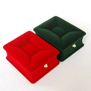 Tùy Chỉnh Bán Buôn Nhựa Nhung Đổ Xô Hộp Đồ Trang Sức Bao Bì Hộp Bao Bì Cho Mặt Dây Chuyền Vòng Cổ Hộp Bao Bì - Product Image 5