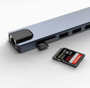 Base de Expansión Multifuncional Tipo-C para Portátiles con Divisor USB, 3 Puertos Thunderbolt 4, HDMI y Convertidor Ethernet Multi-Interfaz - Product Image 1