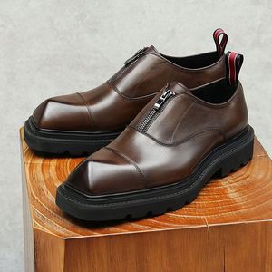Nuevos Zapatos Casuales de Cuero Genuino Otoño 2026 con Flecos, Zapatos de Vestir, Mocasines de Alta Calidad para Hombre, Zapatos para Conducir - Product Image 1
