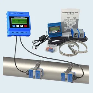 Rs485 pengukur aliran air pengukur aliran air ultrasonik saluran terbuka kualitas terbaik meteran elektromagnetik Flowmeter ultrasonik murah