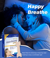HODAF Sleep Better Black Nasal Strips Plester Hidung untuk Pernapasan yang Lebih Nyaman, Membantu Bernapas Lebih Baik untuk Perawatan Tidur Malam Hari