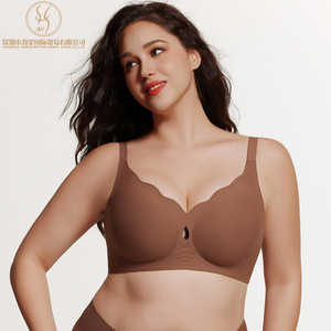Reggiseno Invisibile Traspirante Senza Cuciture Comodo per Donne Taglie Forti <span class=keywords><strong>Intimo</strong></span> Femminile OEM - Product Image 1