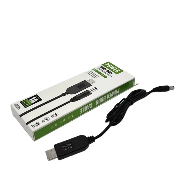 5v to 12v Usb Voltage Converter Cable Usb to Dc 5v 9v 12v Step up Cable 5.5*2.1mm Dc Power Cable