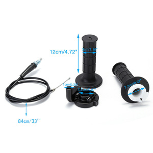 Piezas Universales para Motocicleta, Empuñadura de Acelerador con Cable de Acelerador, Aleación de Aluminio Mocell - Product Image 3