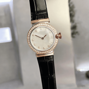 <span class=keywords><strong>Montre</strong></span> de luxe pour <span class=keywords><strong>femme</strong></span> 28 mm avec verre saphir, lunette sertie de diamants, mouvement à quartz suisse, <span class=keywords><strong>bracelet</strong></span> en <span class=keywords><strong>acier</strong></span> inoxydable usiné CNC - Product Image 5