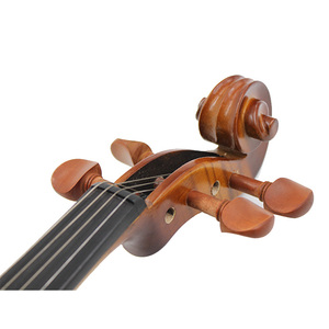 Violín <span class=keywords><strong>para</strong></span> Estudiantes Yashi YSV002-D-2 - Tapa de Abeto Macizo y Fondo/Lados de Arce, Diapasón de Ébano, <span class=keywords><strong>Arco</strong></span> de Ébano, <span class=keywords><strong>Precio</strong></span> de Fábrica - Product Image 3