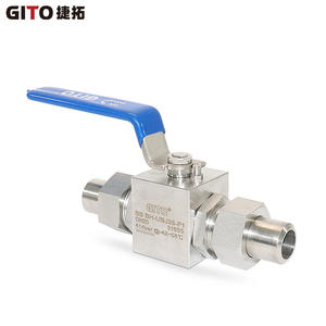 Vanne rotative manuelle NH haute pression en acier inoxydable 304/316 à barre carrée, à sertir et soudée, pour eau et gaz, vanne rotative huile/gaz - Product Image 3