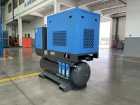 Compresor de Aire Rotativo Compacto 4 en 1 con Secador y Filtro para Corte Láser, Certificación CE Industrial