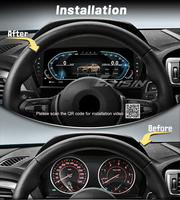 Stock UE ES4822B Écran LCD de tableau de bord de voiture 12,3 pouces pour BMW Série 1 F20/F50 Série 2 F22/F45 X1 F48/F49 X2 F39 Combiné d'instruments numérique