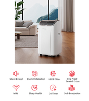Aire Acondicionado de Frecuencia Variable, 12000 Btu/18000 Btu, Modo Silencioso, Compatible con Conexión Wi-Fi, Aire Acondicionado Split