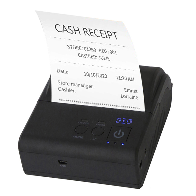 ER-80B2W Pocket Mini Handheld Android Wireless Portable Receipt Bill Ticket Printer