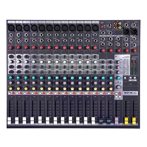 GAX-EFX12 12 Channel Audio Interface Sound Board Mixing Console 32-Bit DSP DJ Mixer Audio Reverb Effect Studio Audio Mixer