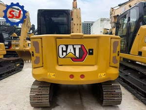 Miniexcavadora hidráulica usada CAT 307.5, excavadora de cadenas de 7 toneladas, pala de segunda mano para construcción - Product Image 4