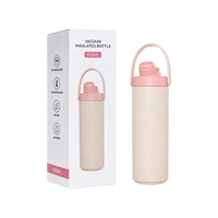 Gourde Sportive Isotherme en Acier Inoxydable 550 ml avec Logo Personnalisé, Couvercle Anti-Poussière, Utilisation à Une Main, Écologique, Vente en Gros