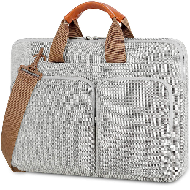 Laptop 15.6 Inch 360 Protective Laptop Sleeve Case Shoulder Messenger Bag Multi-functional For Business Office Travel