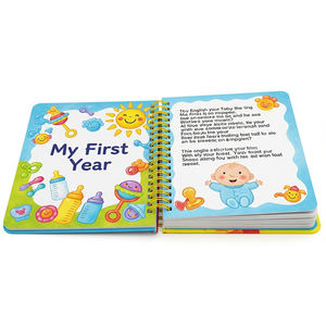XJY fil reliure coloré bébé Jounals enfants livres anglais histoire relié impression <span class=keywords><strong>livret</strong></span> - Product Image 5