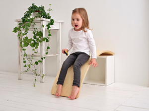 LM KIDS Montessori Kids Balance <span class=keywords><strong>Board</strong></span> multifunzione surf Fitness <span class=keywords><strong>Training</strong></span> Wobble <span class=keywords><strong>Board</strong></span> per bambini Baby Yoga Curvy <span class=keywords><strong>Board</strong></span> - Product Image 3