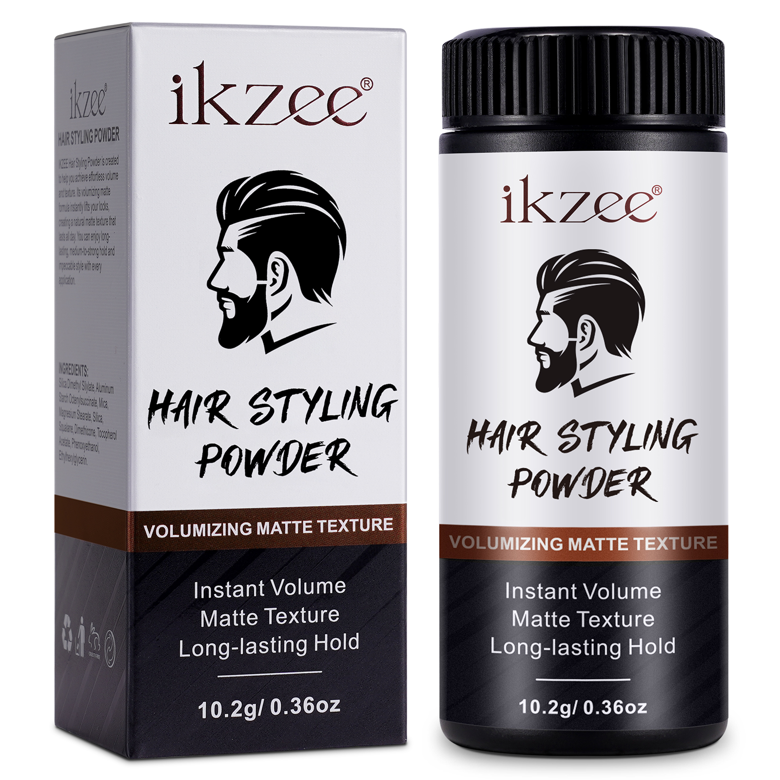 IKZEE Hair Texture Powder 10g - Long Lasting Hold Matte Volume