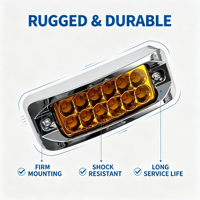 Feux latéraux LED pour camion 12V-24V, norme OE / haute performance, haute luminosité, état neuf, éclairage de remorque à défilement pour marchandises