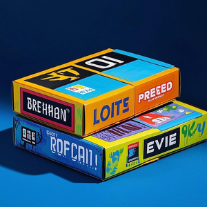 Bán buôn tùy chỉnh in sóng giấy nước giải khát Hộp Quà Tặng thực phẩm nước trái cây mềm uống bao bì hộp - Product Image 2