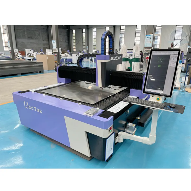 Fabrikant 1000W Cnc Fiber Lasersnijmachines Voor Staal Metaal
