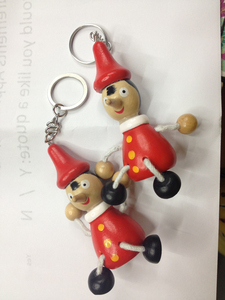 Porte-clés de poupées en bois marionnette <span class=keywords><strong>Pinocchio</strong></span> à long nez - Product Image 5
