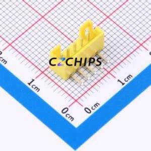 W2001100-5PY2123 Wire-to-Board Pin Header Bent Lead Through Hole,P=2mm Connector 1x5P 2mm Right Angle Insert PH - Product Image 1