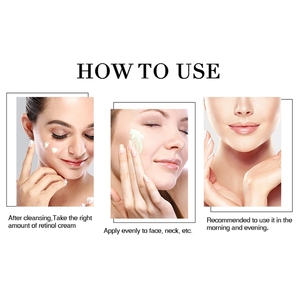 Yüksek Isıya Dayanıklı Özel Markalı Retinol Yüz Kremi, Kolajen, HA, C Vitamini İçeren Kore'den Anti-Aging, Kırışıklık Giderici ve Nemlendirici Krem - Product Image 3