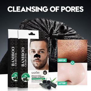 Parches de Carbón de Bambú BIOAQUA SADOER para <span class=keywords><strong>Hombre</strong></span>, Marca Privada, Limpieza Profunda, Eliminación de Puntos Negros, <span class=keywords><strong>Mascarilla</strong></span> Nasal - Product Image 4