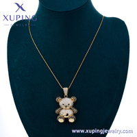Xuping vente en gros de pendentif ours en diamant doré pendentif de mode pour femmes bijoux bijoux pendentif