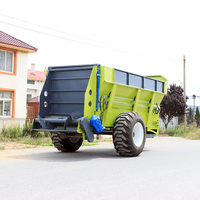 Ferme sec PTO solide chaux atv poulet tracteur accessoire épandeur de fumier goutte d'engrais de boue à vendre