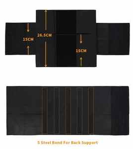 BAS quantité minimale de commande Vente en gros Femmes Dames Ventre Wraps Ceinture 15Cm Large Taille Élastique Trimmer Vendeur Bandage Wrap Bande Taille Formateurs - Product Image 3