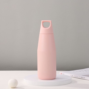 손잡이 원추형 병 스테인레스 스틸 열 보존 및 차가운 스포츠 컵이있는 실외 단열 음료 병 - Product Image 4