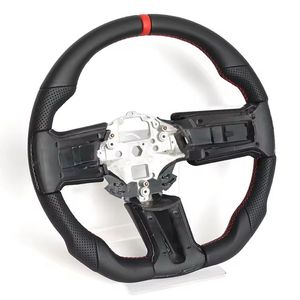 Volante de Coche de Fibra de Carbono y Cuero para <span class=keywords><strong>Mustang</strong></span> 2010-2014 V6/<span class=keywords><strong>EcoBoost</strong></span>/GT/Shelby, Volante de Fibra de Carbono Hidro - Product Image 1