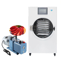 BAXIT Draagbare Vriesdroogmachine met Pomp & Elektrische Verwarming, 2-50kg Batchcapaciteit voor Vlees, Koffie, Fruit, Snacks