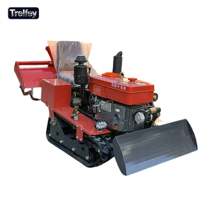 紧凑型四轮驱动履带式多功能车，配备旋耕机，适用于蔬菜种植区和温室作业 - Product Image 2