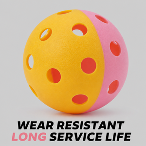 Custom OEM Injection TPE High Quality Durable Portable Pickleball For Children Factory Wholesale - Product Image 2