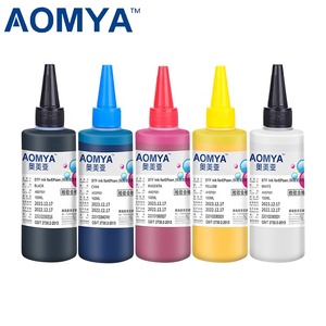 AOMYA 100ML Inchiostro a Base d'Acqua Bianco <span class=keywords><strong>per</strong></span> Ricarica <span class=keywords><strong>Stampanti</strong></span> Et-8500/1800/L1800/XP600/8550/L1390, <span class=keywords><strong>per</strong></span> Stampa a Trasferimento, 2 Anni - Product Image 5