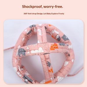 Gorro Anticaídas para Bebés, Diseño de Dibujos Animados, Poliéster Seguro, Transpirable y Lavable, Apto para Todas las Estaciones - Product Image 2