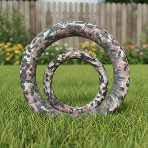 ของเล่นเคี้ยวรูปวงแหวนสำหรับสุนัข ปี 2025 ผลิตจากวัสดุ EVA เป็นมิตรกับสิ่งแวดล้อม รสไก่ ลายพราง มีหลายสีให้เลือกสำหรับเทศกาล - Product Image 1