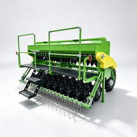 24 RUN Mini-till Blé Forets à grain traînés avec roues de transport pour les opérations agricoles mixtes