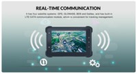 Tableta Robusta 3Rtablet de 7 Pulgadas con Linux, IP67 Resistente al Agua, 4G, GPS, Canbus, Ubuntu, Yocto OS Opcional, GNSS, 4G, WIFI, Cámara, Canbus para Vehículos