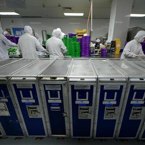 Atlas hãng hàng không nửa kích thước phục vụ xe đẩy hàng không máy bay máy bay thực phẩm đồ uống chất thải rác dịch vụ lưu trữ giỏ hàng - Product Image 6