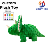 Boneka Dinosaurus Mewah dari Bahan Katun Lembut Berkualitas Tinggi Boneka Hewan Mini Kustom Hadiah untuk Anak-anak
